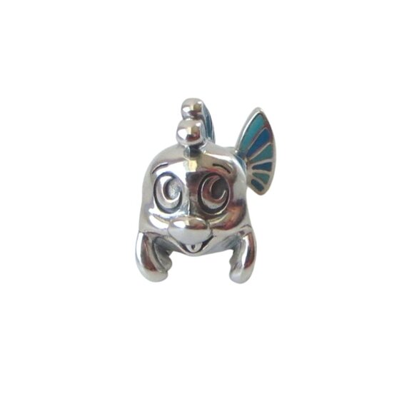Pandora Little Mermaid Flounder Enamel & SS .925 Charm 798230ENMX - Picture 1 of 6